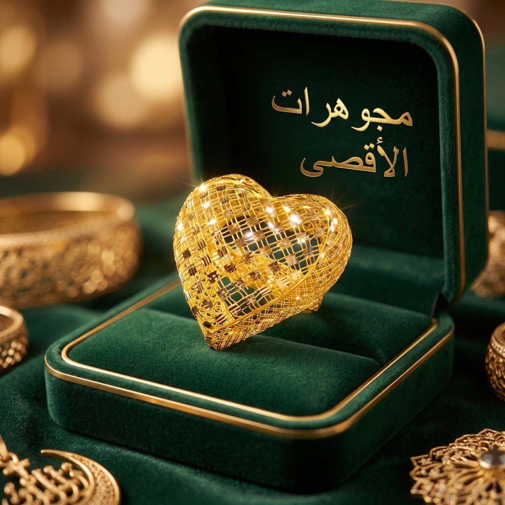 خاتم قلب فيليغري