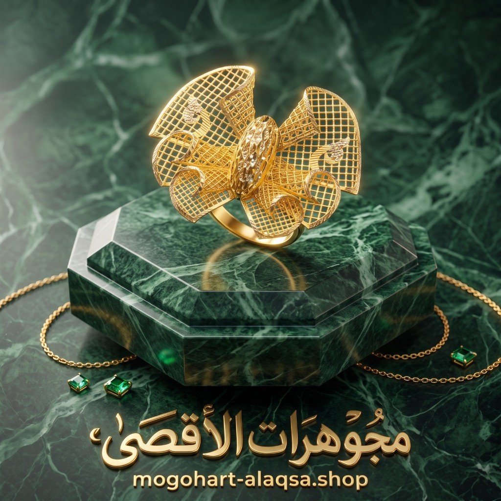 أناقة المجوهرات الذهبية